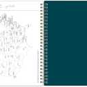 Blue Sky Life Note It 2023 Weekly and Monthly Planner Notes, 5.875" x 8.625", Clear Pocket Cover, Wirebound, Dania Dark (139478-23)