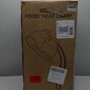 Food Heat Lamp: [Rapid-Heating Bulbs Included] [Steady Heating] Commercial Food Warmer Lamp, Electric Heat Lamp for Food Catering Food Warming Lamp for Buffet Parties (Painted Silver, 32" (2-Head))