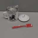 Beef Tallow Container with strainer for Fat Storage  40 floz  1.1 L  Bacon Grease Container, Strainer, & Spatula for Brisket Drippings, Lard, & Oil Grease Keeper for Kitchen - Dishwasher Safe (White)