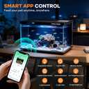 7.5 Gallon Smart Fish Tank with App-Controlled LED