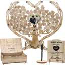 Heart Wedding Guest Book Alternative, Rustic Wooden Wedding Souvenirs with Heart Picture Frame, Heart Guest Book Drop Box, Personalized Decor Party Birthday