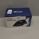 Sundu Steam Iron for Clothes with Rapid Heating Ceramic Coated Soleplate, 1500W with Precise Thermostat Dial, Self-Cleaning, Auto-Off, 15.21oz Water Tank for Home Clothes Ironing Use, Blue