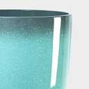 ZMTECH 21 Inch Tall Round Planters Set of 2, Large Plastic Flower Pots with Saucers and Drainage Holes, Plant Pots for Indoor Plants, Outdoor Patio & Porch Decor, Sky Blue with White Spots