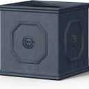 Kante Accent Square Dusty Blue Concrete Planter 12.6" W, Outdoor