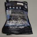 2 x POWERLIX Adjustable Compression Knee Brace for Men & Women, featuring Stabilizers & Patella Support, Optimal Recovery for Knee Pain, Medical Knee Sleeve for Arthritis, Weightlifting, Dance, Running (Large, Black with Strap)