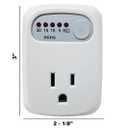 Safety Timer - Single Outlet, 30-15-10-5 Minutes, Auto Shut-Off by SimpleTouch