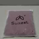 Sunzel No Front Seam Flare Leggings for Women with Pockets Hidden Butt Lifting Scrunch Tummy Control Mini Flared Yoga Pants (Cherry Red, Medium)