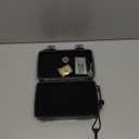 Travel Cigar Case Holds 10 Cigars, Portable Cigar Humidor Includes Cigar Cutter, Humidifier, Hygrometer - Cigar Accessories Set for Men (Black)