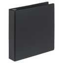 Samsill 2 Inch Document Storage Binder, Made in USA, FSC 100% Recycled Chipboard, Round Ring, 3 Ring Binder, Black