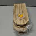 Wooden Wall Planter Vase Set of 2, Boho Hanging Planter for Indoor Plants & Flowers, Natural Wood Wall-Mounted Planters for Art Home Decor - Living Room, Bedroom, Bathroom, Patio (Natural Wood)