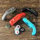 2PCs Cap Gun Bottle Opener - Fun and Functional Novelty Beer Bottle Opener with Realistic Design, Gift for Beer Lovers, Parties, and Themed Events