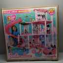 Barbie Dreamhouse, Pool Party Doll House with 75+ Pieces and 3-Story Slide, House Playset, Pet Elevator and Puppy Play Areas