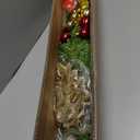 3 FT Wall Christmas Tree, Dark Green Half Christmas Tree Wall Hanging, DIY 1/2 Chrismas Tree for Window with Lights, Ornaments and Hooks, Hainging Xmas Tree for Door, Pet Owners Xmas Decor