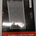 A-Premium Cabin Air Filter with Activated Carbon Compatible with Chevrolet | for Chevy, GMC & Cadillac Models - Silverado 1500, Suburban, Avalanche, Tahoe, Sierra 1500, Yukon, Escalade