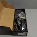 Partsam 5X Cab Marker Lights Roof Running Lamps Black Lens Covers + 5050 Amber 194 168 T10 LED Bulbs Compatible with Ford F150 F250 F350 1973-1997 F Series Super Duty Pickup Trucks