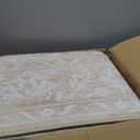 8x10 Area Rugs for Living Room, Stain Resistant Washable Rugs for Dining Room, Kitchen, Floral Vintage Non-Slip Thin Large Beige Rug