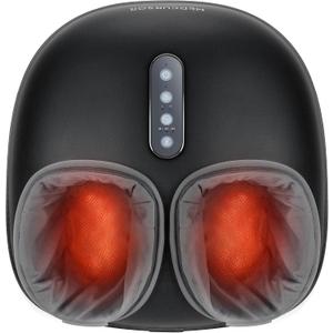 Medcursor Foot Massager with Heat - Shiatsu Feet Massage Machine Delivers Relief for Tired Muscles & Plantar, Deep Kneading Therapy, Multi-Level Settings for Home, Office Use, Size up to 13"