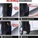 Sunsdrew Mud Flaps for Toyota Tundra 2022-2026 Mudguards Accessories All-Weather Splash Guards 4PCS No-Drill Front&Rear Tundra Mudflaps Set(Not fits SR Models)