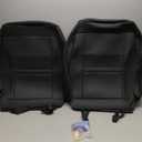 DrCarNow for Ford F150 Front Seat Covers 2015-2022 2023 2024 2025,Only Fit F150 1st Row Bucket Seat(XL,XLT),Black Waterproof Leather Seat Cover Accessories(Only Front Seat (SuperCab & SuperCrew/CrewCab)