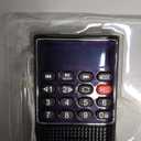 PRUNUS J-328 Mini Portable Pocket FM Radio MP3 Walkman Radio with Recorder, Gifts for Mom, Lock Key, SD Card Player, Rechargeable Battery Operated(NO AM) Red