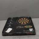 Accudart Edge Bristle Dartboard - Razor Thin Spider Wire Reduces Bounce Outs - Premium Brazilian Sisal - Advanced Metal Number Ring - Increased Playing Area - Super Thin Bullseye