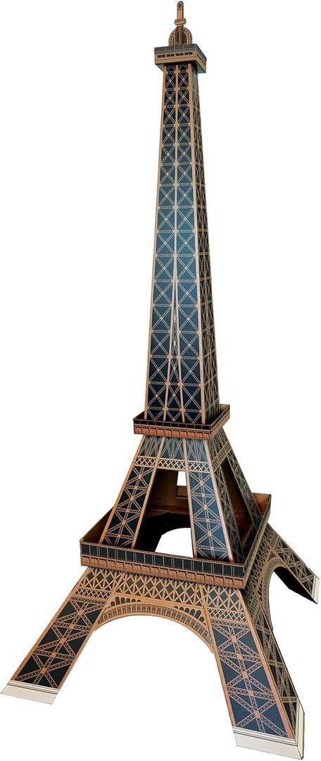 Beistle 7' 10" x 3' 4" Three Dimensional Eiffel Tower Photo Prop for Paris Themed Party Decorations
