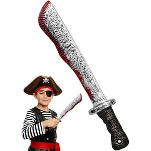 2 x Toy Knife for Kids - Safe Soft Red Blade Scary Fun Prop and Cosplay Party