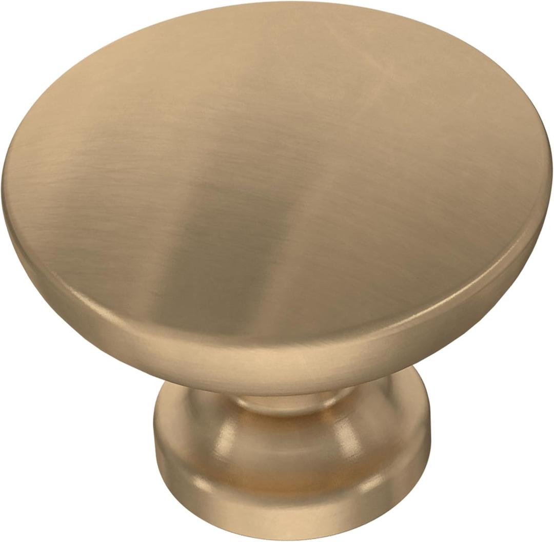 Franklin Brass Fulton (5-Pack) Cabinet Knobs | Champagne Bronze Handles for Dresser Furniture Drawers/Kitchen/Door/Bathroom | 1-3/16" P29523Z-CZA-B