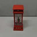 Christmas Snow Globe Lantern Musical Santa Snow Globes with Swirling Glitter Lighted Water Lantern with 8 Songs for Christmas Decoration Gifts (Red - Santa Claus)