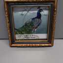 SIKOO 4x4 Vintage picture frames Antique Small Bronze Gold Picture frames Ornate Home Decor Antique Wall Decor Gallary Wall Mount and Tabletop Display