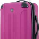 Travelers Club Chicago Hardside Expandable Spinner Luggage, Fuchsia, 22" Carry-On