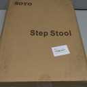 SOYO Mobility One Step Stool, Heavy Duty Indoor Outdoor Non-Slip Small Step Platform Assistive Device for Adult Elderly, Standing Support and Step Riser for Car, Bed, Door, Stair, Bathroom Black-Black