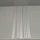 Rail Slotted Aluminum Mounting Guide 24 Inch x 1.4 Inch x 0.3 Inch for Equipment Installation Pack of 5 Pcs
