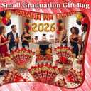 Epakh 150 Sets 2026 Graduation Decorations Kit Class of 2026 Congrats Grad Party Pack with Cone Cellophane Bags for Graduation Party Favors