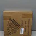 Under Shelf Basket Storage 2Pack - 11.8in Metal Under Cabinet Shelf, Hanging Wire Basket Shelves, Undershelf Storage Basket for Kitchen Pantry Bookshelf (Black)