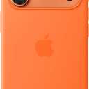 Apple iPhone 17 Pro Silicone Case with MagSafe and Camera Control: Lightweight Phone Case, Wireless Charging Compatible, Smooth Matte Finish; Orange