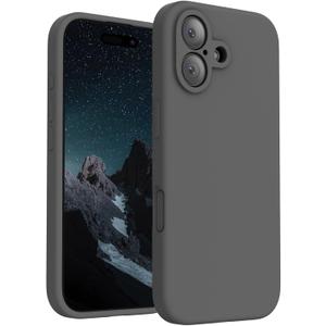 FireNova Magnetic for iPhone 17 Case, Compatible with MagSafe, [Integrated Silicone Camera Control Button] [Camera Protection] Anti-Scratch Microfiber Lining Phone Case, 6.3", Space Gray