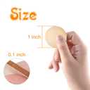 Coopay 600 Pieces Unfinished Wood Circle Natural Round Wood Disc Slices Wooden Cutouts Ornaments for DIY Crafts, Painting, Wedding, and Home Decoration, 1 Inch (Circle)