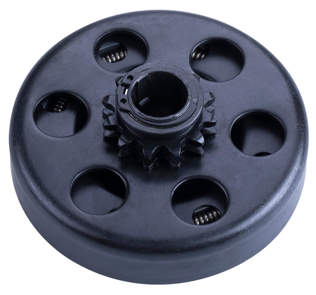 Go Kart Centrifugal Clutch 10 Teeth Inner Hole 20mm with 40/41/420 Chain Durable Centrifugal Clutch 3/4" Bore 3/16 Key Built in Compatible with Go-Kart Bike Engine - Black