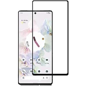 UPONEW [2 Pack Black Tempered Glass Screen Protector Frontier Protective Protector for Google Pixel 7 2022, Set of 5