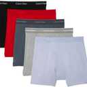 Calvin Klein Men's Underwear Cotton Classics 5-Pack Boxer Brief. Medium