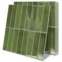 10 Sheets Upgraded Thicker Design Subway Tile Peel and Stick Backsplash,1212Self Adhesive Wall Tiles Stick on Back Splash for Kitchen,Bathroom,Camper(Green)