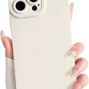 NITITOP Compatible with iPhone 12 Pro Max Case Cute Aesthetic Little Polka Dots Pattern Design for Women Men Girls Soft TPU Shockproof Stylish Full Camera Protective Phone Cover - White