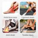2PCS Ankle Brace Compression Support Stabilizer Lace-Up Sports Basketball nkle Stabilizer with Straps Men Women Adjustable Foot Ankle Orthopedic Compression Sleeve for Plantar Fasciitis Relief,Tendonitis,Sprained