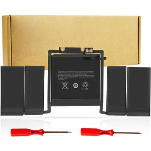 Futurebatt A1706 A1819 Battery Replacement for MacBook Pro 13 inch Late 2016 Mid 2017 EMC 3071, EMC 3163 MPDK2LL/A, MPXW2LL/A, MPXX2LL/A, MQ002LL/A