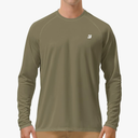 Roadbox Mens UPF 50+ UV Sun Protection Shirts Outdoor Long Sleeve SPF Rash Guard for Fishing Hiking Swimming Running M