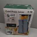 EanOruus Juicer Machines, 3-in-1 Cold Press Juicer with 6.5" Extra Large Chute, 100oz Large Capacity, AC Motor, Makes Juice, Nut Milk & Sorbet, Premium Gray