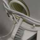 Electric Toothbrush with Water Flosser - Wireless Charging 3 in 1 Flossing Toothbrush - 500ML Professional Cordless Brush and Flosser in One - 5 Brush Modes & 3 Floss Speed (White)