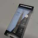Tweezerman Steel Point Tweezer, Silver, 2 x 6 inches, Modern, Professional Quality for Eyebrow Precision, Facial and Ingrown Hair Removal