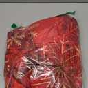 Joyreap 3pcs Christmas Duvet Cover Set Queen, Xmas Golden Snowflakes Black and Red Tie-dye Design Bedding Set, Includes 1 Duvet Cover and 2 Pillow Shams (Queen- 90"x90")